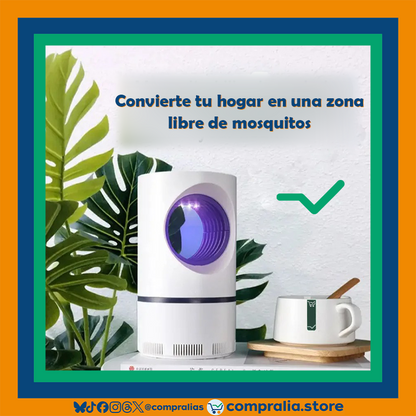 Lámpara Antimosquitos USB | Trampa Eléctrica Sin Químicos | Segura para Niños y Mascotas