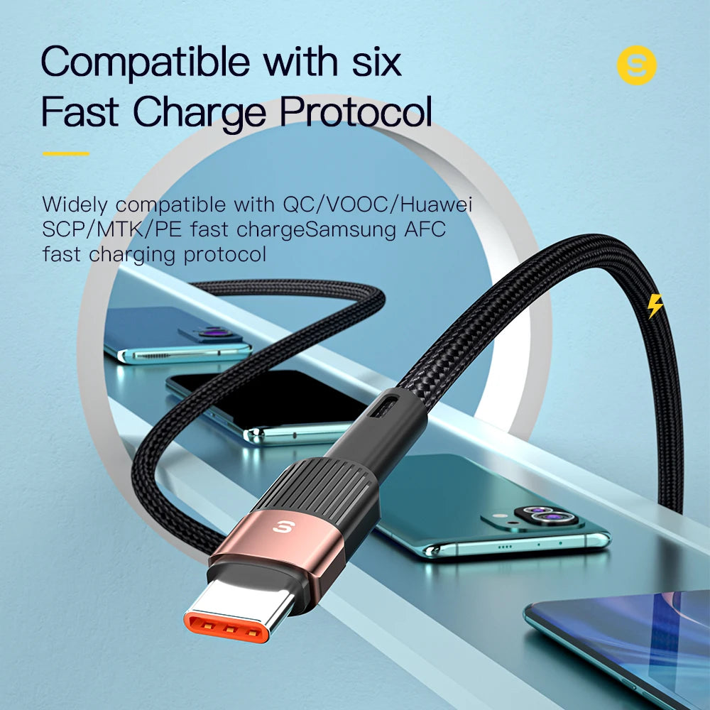 Cable USB Tipo C Essager 7A 100W