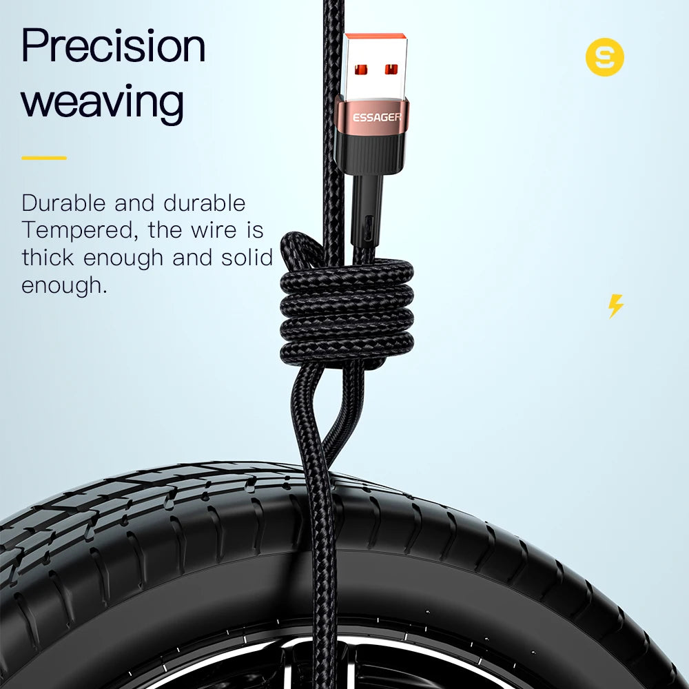 Cable USB Tipo C Essager 7A 100W
