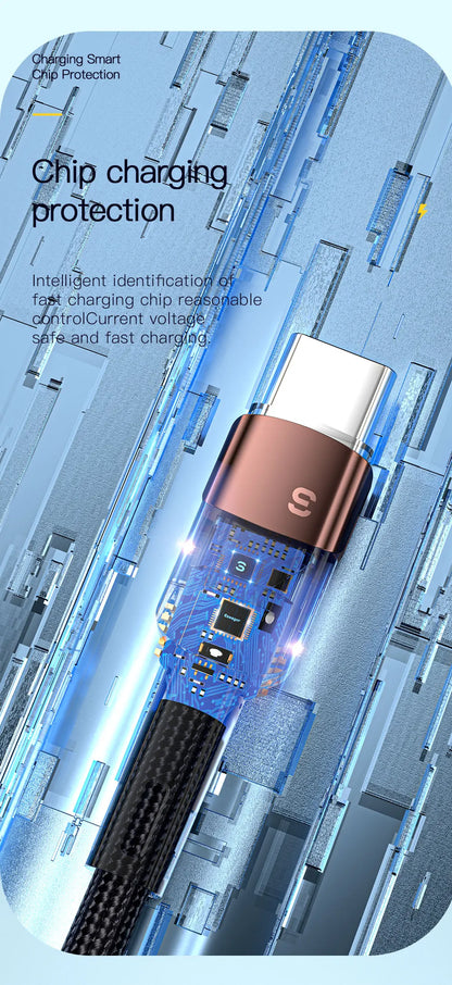 Cable USB Tipo C Essager 7A 100W