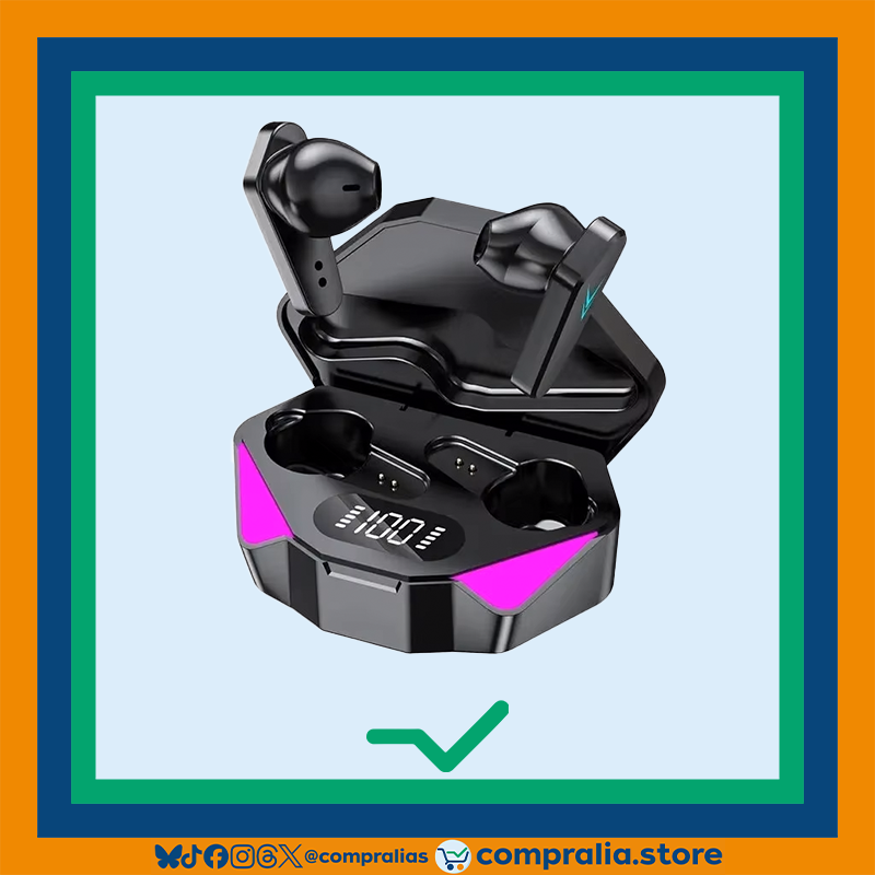 Audífonos Inalámbricos X15 TWS para Gaming | Bluetooth, Sonido HiFi 9D y Micrófono Integrado